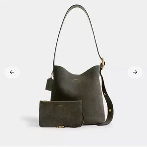 NWT Coach Olive Green Women's Bleeker Bucket Bag